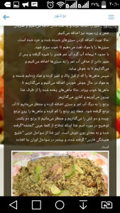 اسکرین شات برنامه غذا محلی ایران 3