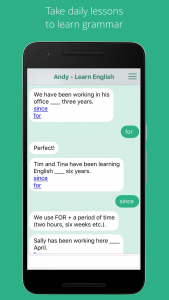 اسکرین شات برنامه Andy English Language Learning 2