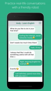 اسکرین شات برنامه Andy English Language Learning 1