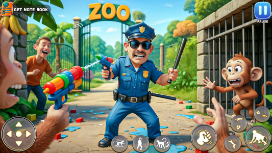 اسکرین شات 5 بازی I'M Prankster Monkey Zoo Chaos