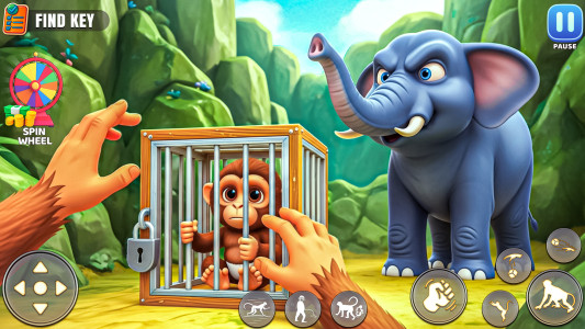 اسکرین شات 2 بازی I'M Prankster Monkey Zoo Chaos