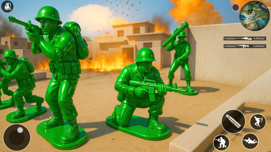 اسکرین شات 3 بازی Plastic Army Battlegrounds