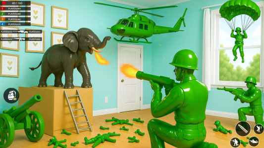 اسکرین شات 2 بازی Plastic Army Battlegrounds