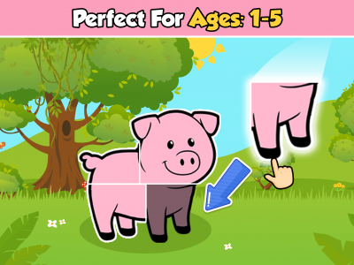 اسکرین شات بازی Toddler Puzzles for Kids - Baby Learning Games App 3