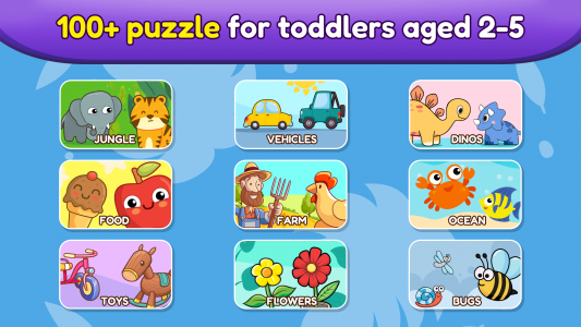 اسکرین شات بازی Baby Puzzle Games for Toddlers 1