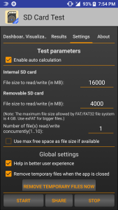 اسکرین شات 5 برنامه SD Card Test