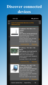 اسکرین شات 3 برنامه WiFi Analyzer: Network Scanner