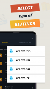 اسکرین شات برنامه File Zip and Extract -ZArchive 2