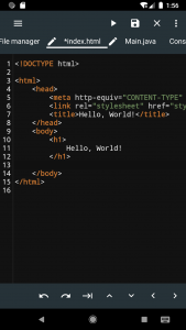 اسکرین شات 4 برنامه Html Editor