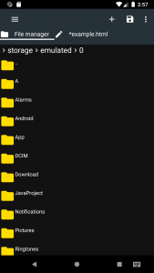 اسکرین شات 6 برنامه Html Editor