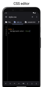 اسکرین شات 5 برنامه WebCode - html, css, js ide