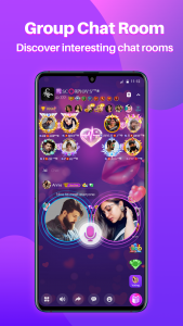 اسکرین شات برنامه StarChat-Group Voice Chat Room 1