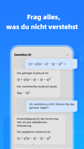 اسکرین شات 5 برنامه Question.AI - Mathe-Löser