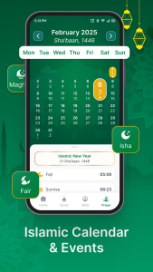 اسکرین شات 5 برنامه Muslim Prayer - Quran Compass