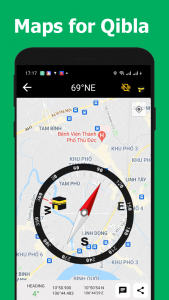 اسکرین شات 3 برنامه Qibla Compass - Prayer Times