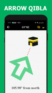 اسکرین شات 4 برنامه Qibla Compass - Prayer Times