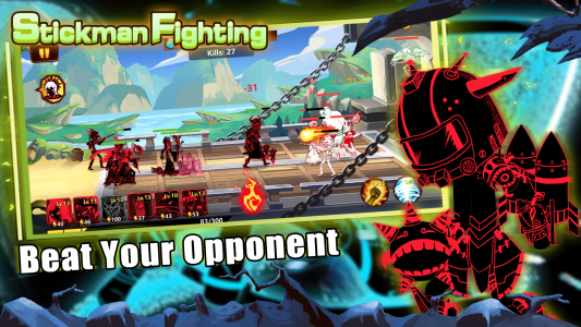 اسکرین شات بازی Stickman Fighting 3