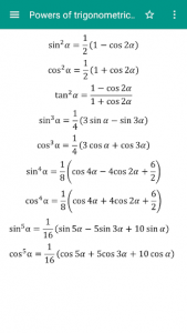 اسکرین شات برنامه Math Formulas - Offline 1
