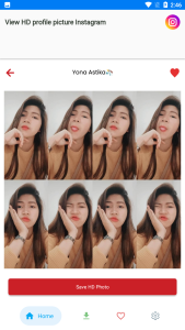 اسکرین شات 3 برنامه HD Profile Picture Downloader