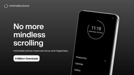 اسکرین شات 1 برنامه minimalist phone: Launcher