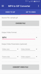 اسکرین شات برنامه MP4 to GIF Converter 2