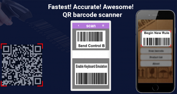 اسکرین شات برنامه Qr barcode reader scanner pro 6
