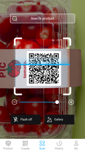 اسکرین شات برنامه QRCode Reader: Barcode Scanner 1