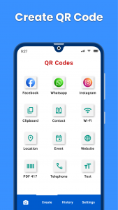 اسکرین شات 2 برنامه QR Code Generator & Scanner