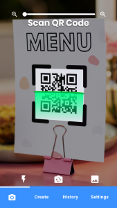 اسکرین شات 1 برنامه QR Code Scanner-Barcode Reader