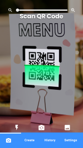 اسکرین شات برنامه اسکنر و ژنراتور QR 1