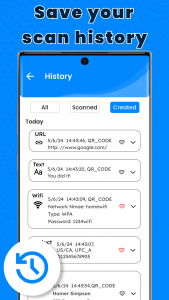 اسکرین شات برنامه QR Code Scanner: Read Barcode 7
