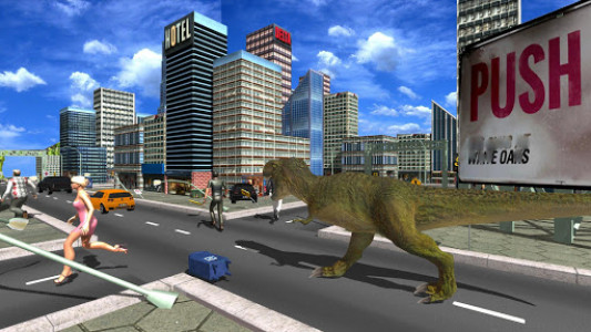 اسکرین شات بازی Angry Dinosaur City Attack Simulator 3D 6
