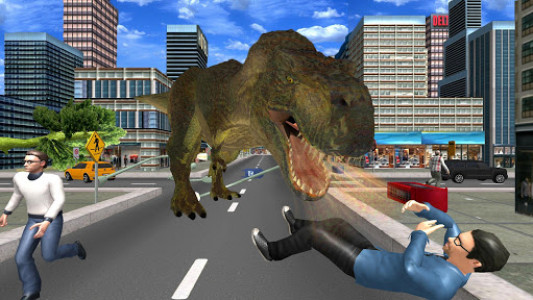 اسکرین شات بازی Angry Dinosaur City Attack Simulator 3D 1