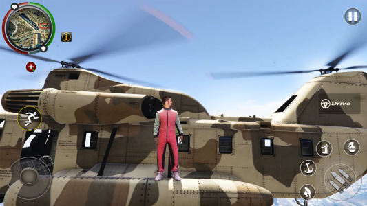 اسکرین شات برنامه Flying Hero Crime City Battle 4