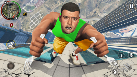 اسکرین شات برنامه Flying Hero Crime City Battle 5