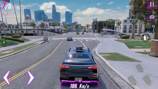 اسکرین شات برنامه Flying Hero Crime City Battle 3
