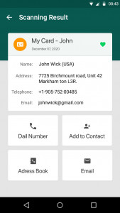 اسکرین شات 3 برنامه QR & Barcode Scanner - QR Scan