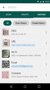 اسکرین شات 6 برنامه QR & Barcode Scanner - QR Scan