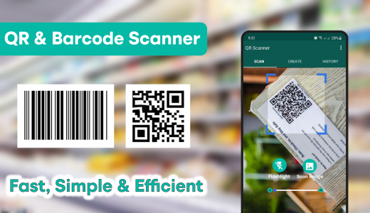 اسکرین شات برنامه QR & Barcode Scanner - QR Scan 1
