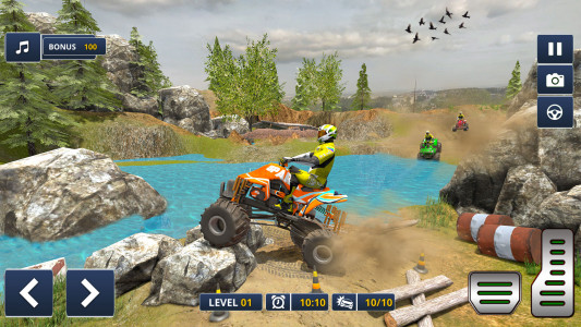 اسکرین شات 3 بازی ATV Quad Bike Driving 4x4 Game