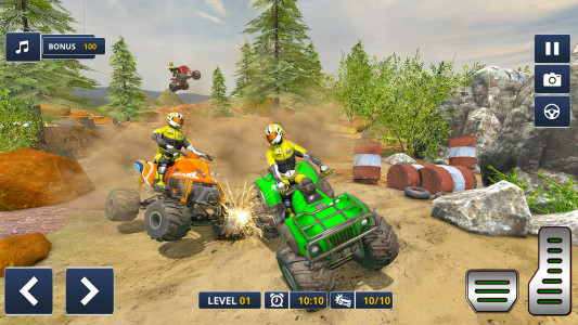 اسکرین شات 1 بازی ATV Quad Bike Driving 4x4 Game