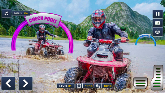اسکرین شات 2 بازی ATV Quad Bike Driving 4x4 Game