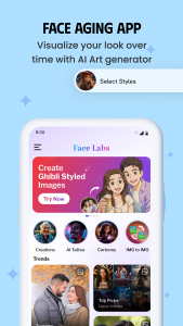 اسکرین شات 4 برنامه Face Aging App: AI Generator