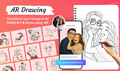 اسکرین شات برنامه ARDrawing: Draw Anime Art 5