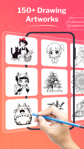 اسکرین شات برنامه ARDrawing: Draw Anime Art 2