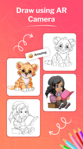 اسکرین شات برنامه ARDrawing: Draw Anime Art 8