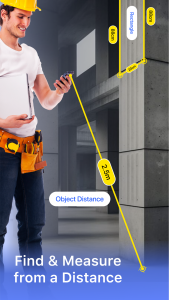 اسکرین شات برنامه AR Ruler: 3D Measuring Tape 2