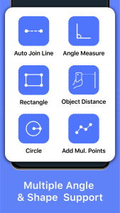 اسکرین شات برنامه AR Ruler: 3D Measuring Tape 1