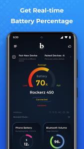 اسکرین شات برنامه Bluetooth Battery Indicator 2