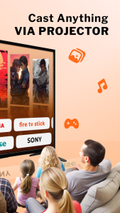 اسکرین شات 3 برنامه Projector HD Simulator: Cast